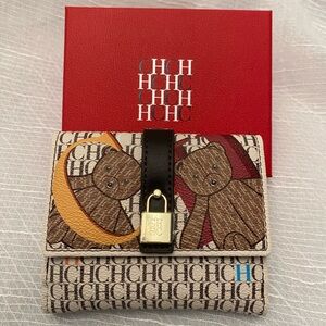 CH Carolina Herrera Bear Print Wallet
